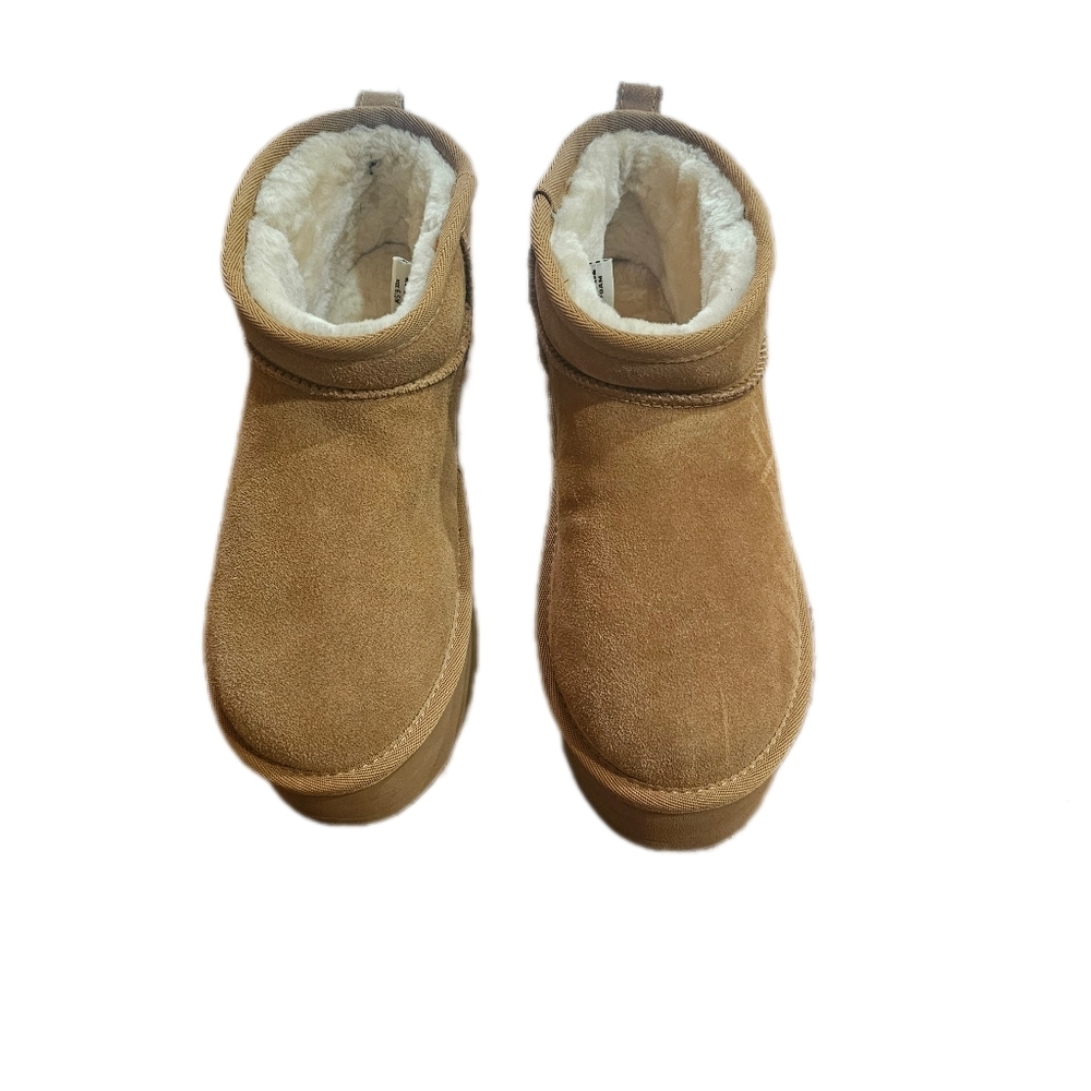 Cushionaire Cozy Suede Ankle Boots, Size 6.5 M - Picture 3 of 4
